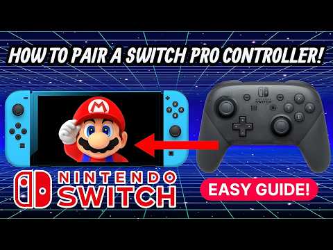 How to Pair a Switch Pro Controller to the Nintendo Switch! Easy Guide ...