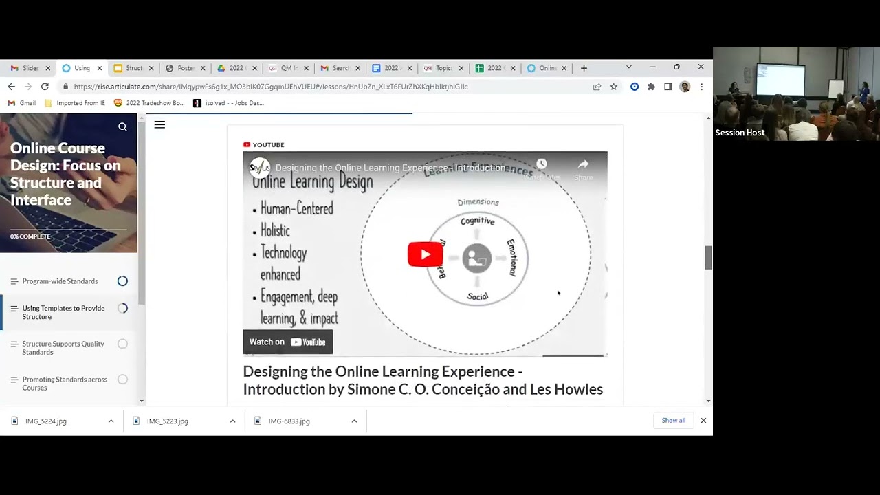 Online Course Design: Structure and Interface in Action! - YouTube