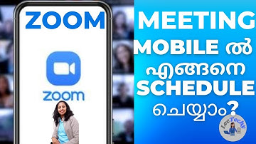 Zoom Meeting മൊബൈലിൽ Schedule ചെയ്യുന്നത് എങ്ങനെ? | Zoom Virtual Meeting How to Schedule?