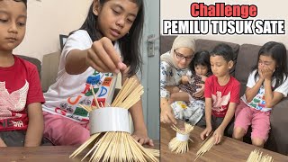 Challenge Pemilu Tusuk Sate ! Awas Jangan Sampai Roboh