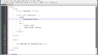 CSS Bangla Tutorials Lession 2 ( Syntax )