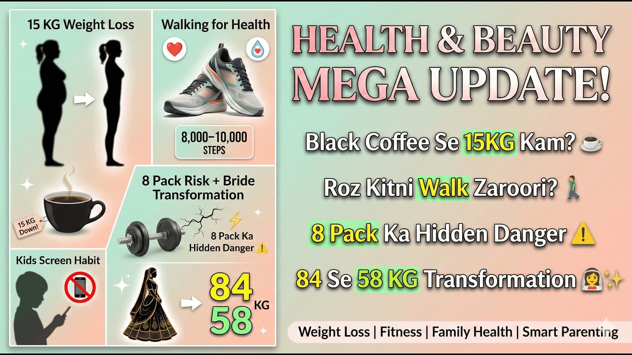 HEALTH AND BEAUTY | #प्रेग्नेंसी के बाद 15 किलो वजन घटाया रोज सुबह सिर्फ #ब्लैककॉफी से शुरू किया दिन