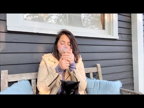 ASMR Smoking the First Cigarette of the Day Hangout