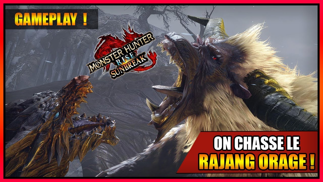GAMEPLAY - ON CHASSE LE RAJANG ORAGE🐵🌪 SUR MONSTER HUNTER RISE SUNBREAK