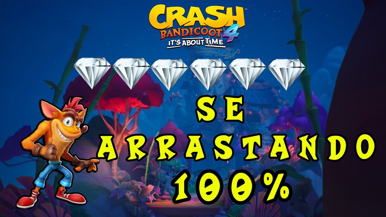 Crash Bandicoot 4 Se Arrastando 100%Todas as Caixas e Joias Localização (Draggin' On)