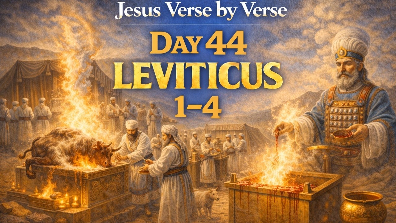 📖 Bible in a Year - Day 44: Leviticus 1–4 (Sacrifice, Atonement, and Drawing Near to a Holy God)