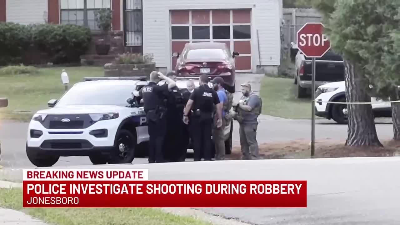 Police investigating shooting during aggravated robbery - YouTube