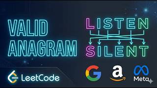 VALID ANAGRAM - LEETCODE 242 (EASY)