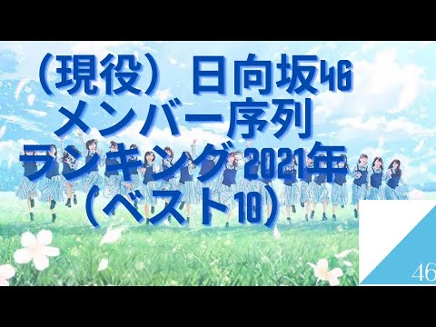 （現役）日向坂46メンバー序列ランキング 2021年 （ベスト10）