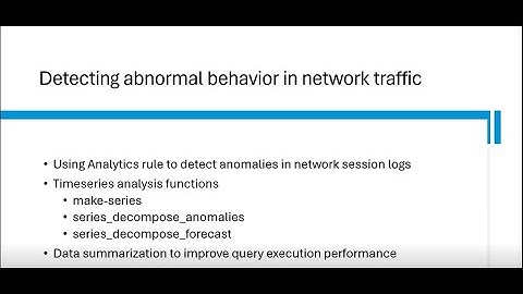 Detect anomalies in network logs using Microsoft Sentinel