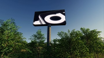 Diễn họa 3D - Cột Màn Hình