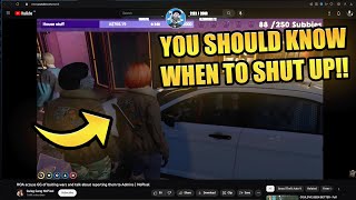 Swizz's Take on HOA Accuse GG of Baiting Wars And Reporting Them To Admins!! | NoPixel RP | GTA | CG