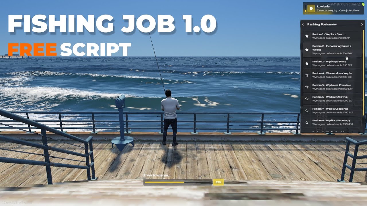 [FREE] Advanced Fishing - FiveM Script (ESX) - YouTube