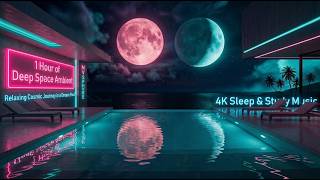1 Hour of Deep Space Ambient | Relaxing Cosmic Journey in a Dream Pool | 4K Sleep &amp; Study Music