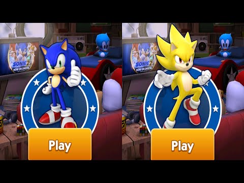 Sonic Dash x Sonic the Hedgehog 2 - SONIC VS MOVIE SUPER SONIC