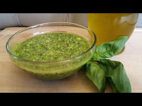 Sauce Pesto Recette Tunisienne
