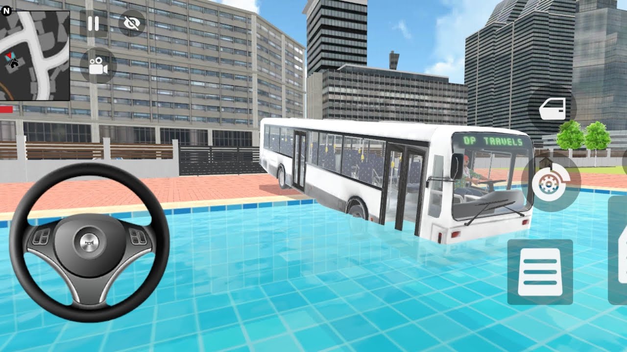 😨🤯JACK BHAI KI NEW BUS SWIMMING POOL ME GIR GYI IN INDIAN THEFT AUTO SIMULATOR GAMEPLAY 💥