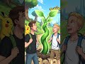 The ground shakes, and a giant sprout grows near them. #pokemon