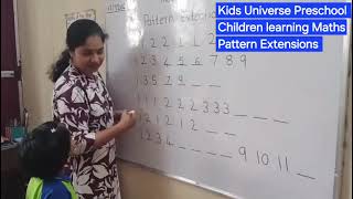 Maths Pattern Extensions Sr Kg Learning