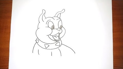 How To Draw Tyke Step by Step for Kids | Tom & Jerry Characters Drawing For Kids