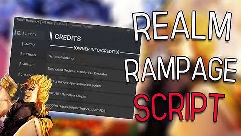 🔥Realm Rampage Script - (Auto Farm Players)