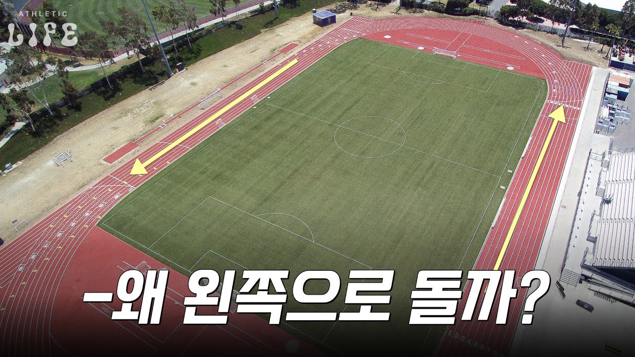🏃🏾‍♂️왜 운동장을 왼쪽(반시계 방향)으로 도는 걸까?