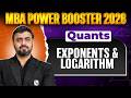 Must to Questions for Exponents and Logarithm | Quants | CAT 2026 Preparation