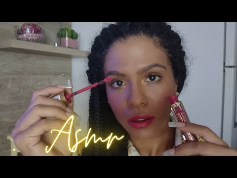 MAQUIA e FALA 🥰 ASMR de MAQUIAGEM