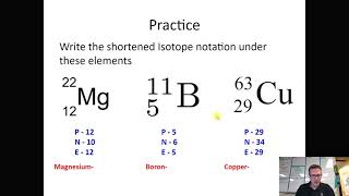 4 2   PT and Isotope Notation