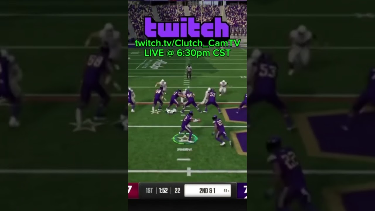 Stream highlights from last night. Come tune in at 6:30pm CT #easportscollegefootball