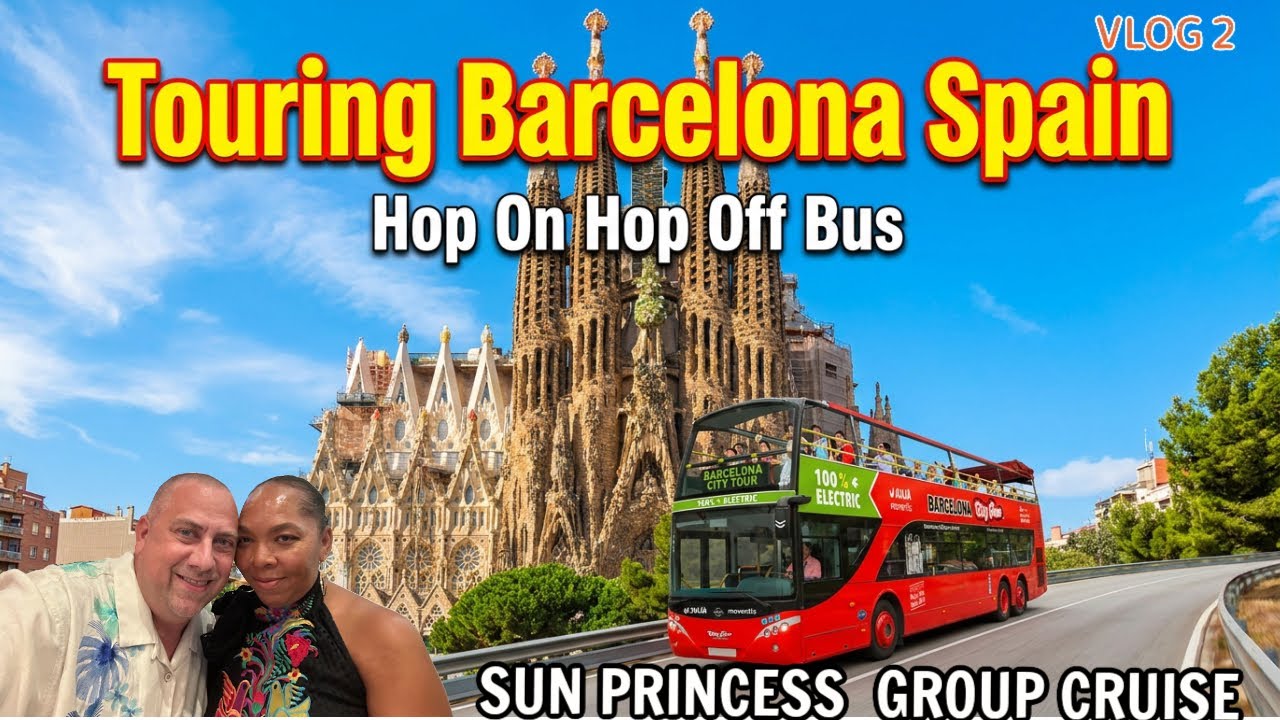Sun Princess Total Solar Eclipse 🌟 Group Cruise | Barcelona Hop On Bus Tour Vlog 2