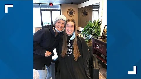 Reason to smile: Iowa daughter donates hair after ...