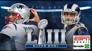 NFL | Super Bowl LIII - New England Patriots X Los Angeles Rams (Jogo Completo - ESPN Brasil) screenshot 3