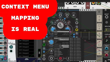 Context menu mapping in VCV Rack with new module from Stoermelder