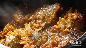 Cá rô kho tóp mỡ và canh rau dền thịt bằm cho ngày mưa | Cơm Mẹ Nấu