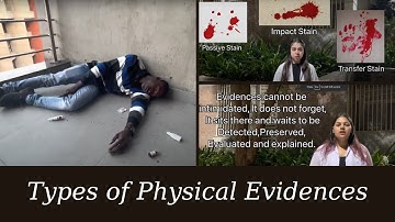 Types of Physical Evidences| Forensic Science | B.Sc Forensic science| Hands on training