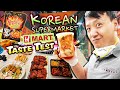 H-MART KOREAN SUPERMARKET Taste Test! BEST & WORST Korean Grocery Market Foods