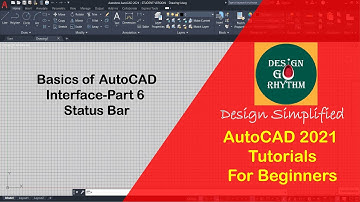 Status Bar in AutoCAD #AutoCAD2021 beginners tutorials #Basics of AutoCAD Interface