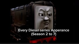 Every Diesel Series Apperance Season 2 To 7 Thomas And Friends