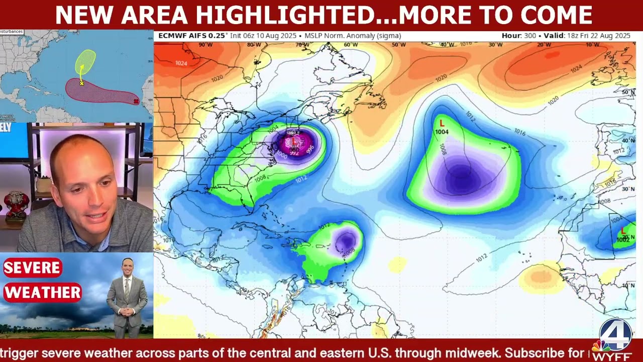 Hurricane Erin Forms This Week, New Tracks