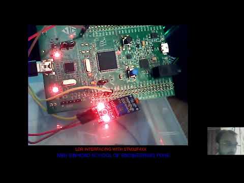 Interfacing LDR with STM32F407 Discovery Board