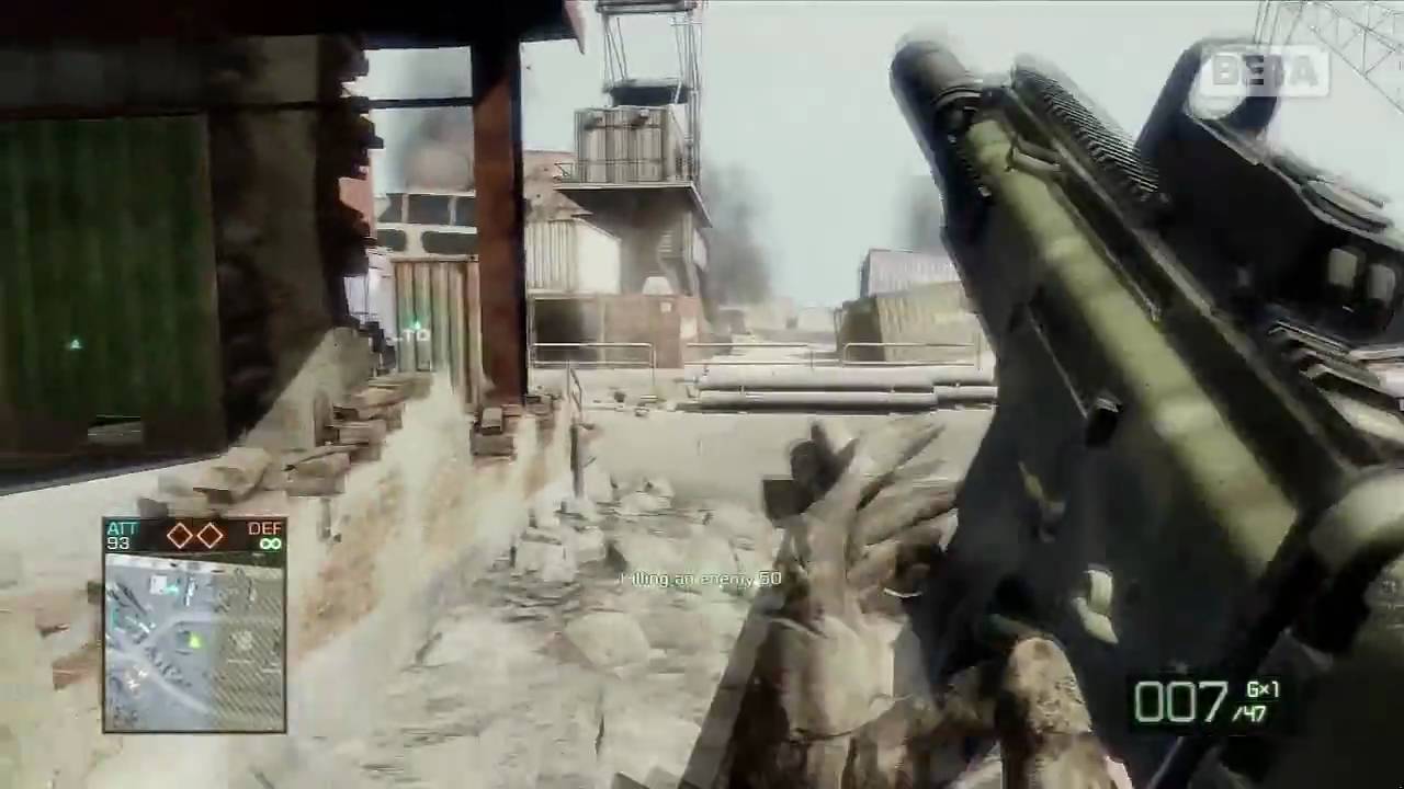 Battlefield Bad Company 2  Arica Harbor Beta Gameplay 2