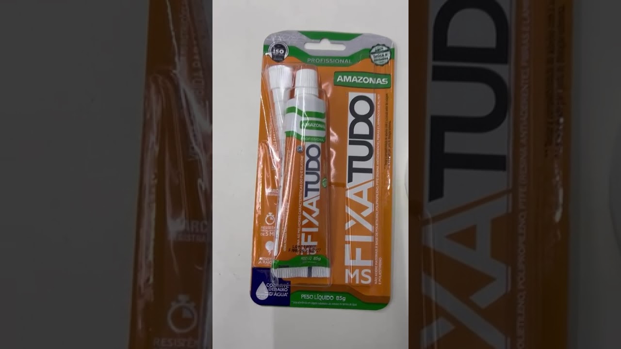 Miniatura do vídeo do produto Kit Salva Tanque + Cola Fixa Tudo Lavadoras Consul Brastemp Reparo Vazamento