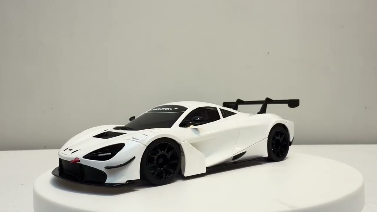 MINI-Z RWD MR-04 readyset McLaren 720S GT3 White - YouTube