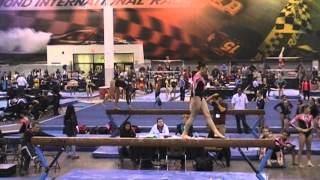 Moira Lyons Beam at 2016 Jerrell Steele Invitational