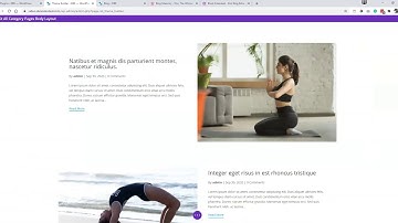 Divi Blog Extras Creating Category Archives (Beginners Guide 3)