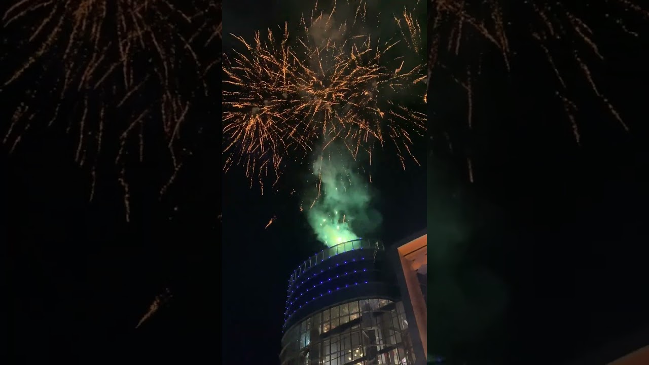 Kembang Api Imlek Queen City Mall Semarang  #fireworks #eventsemarang #imlek2026 