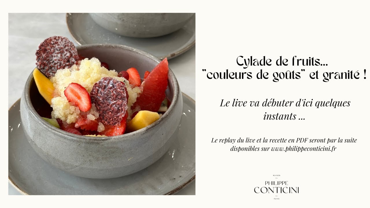 Conticini en Live 38 – Cylade de fruits… 