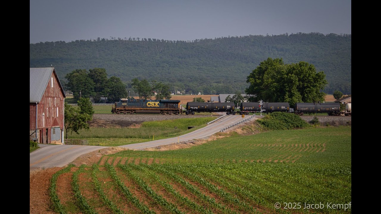 CSX Reroutes across the Norfolk Southern Harrisburg Division