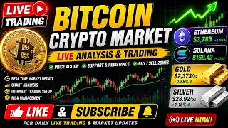 Live BTC Analysis Crypto Marke how to trap in support and resistance liquidity #Bitcoin #trading